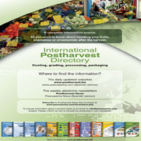 Postharvest international directory of suppliers. Equipments, materials & services. Fruits, vegetable & ornamentals.